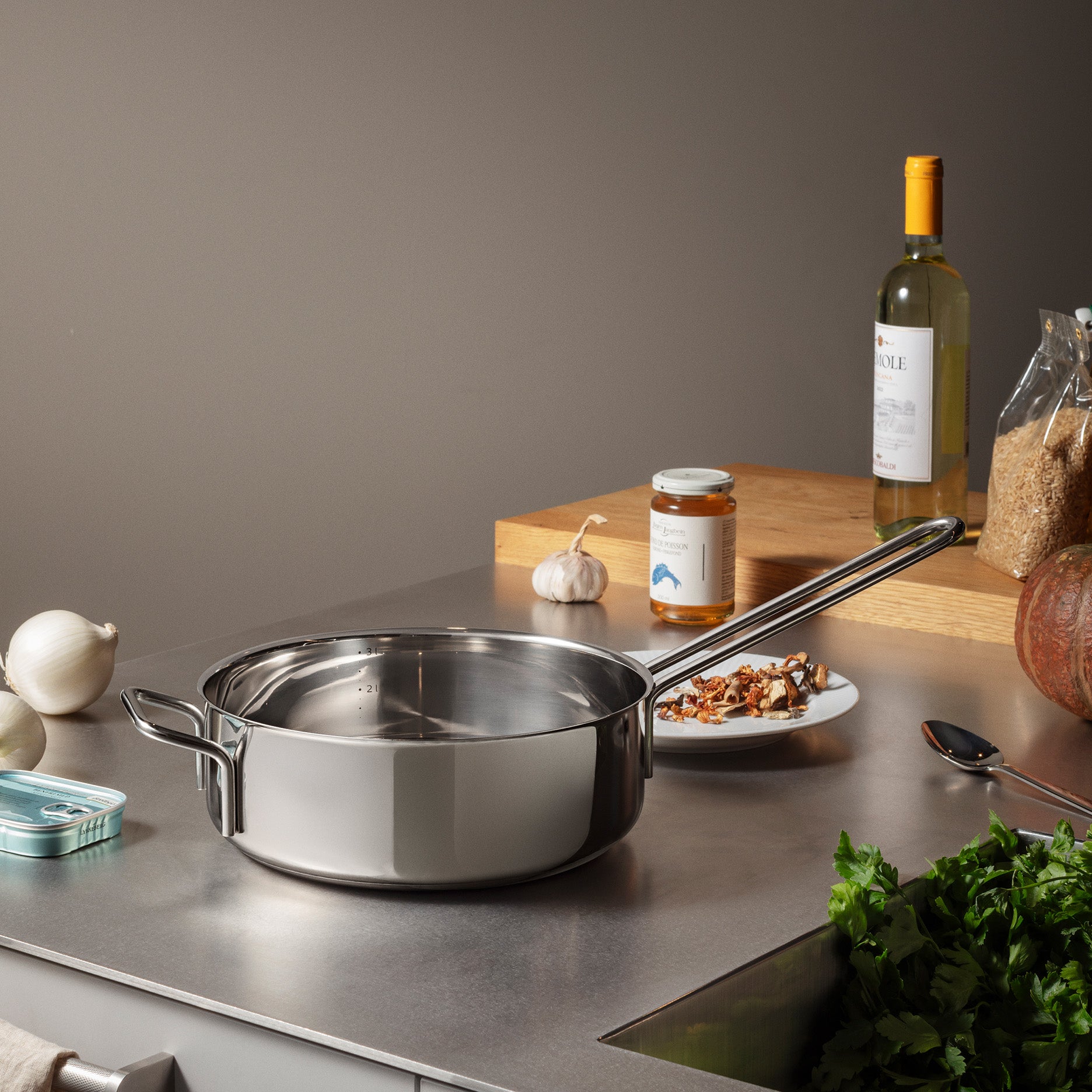 Stainless Steel sauterpande Ø24 cm